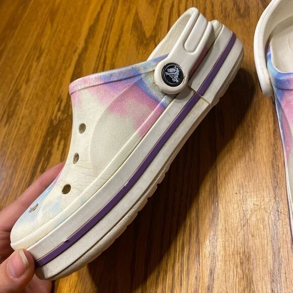 Crocs Bayaband Tie Dye Clogs Slip On women’s 6 - Picture 6 of 9